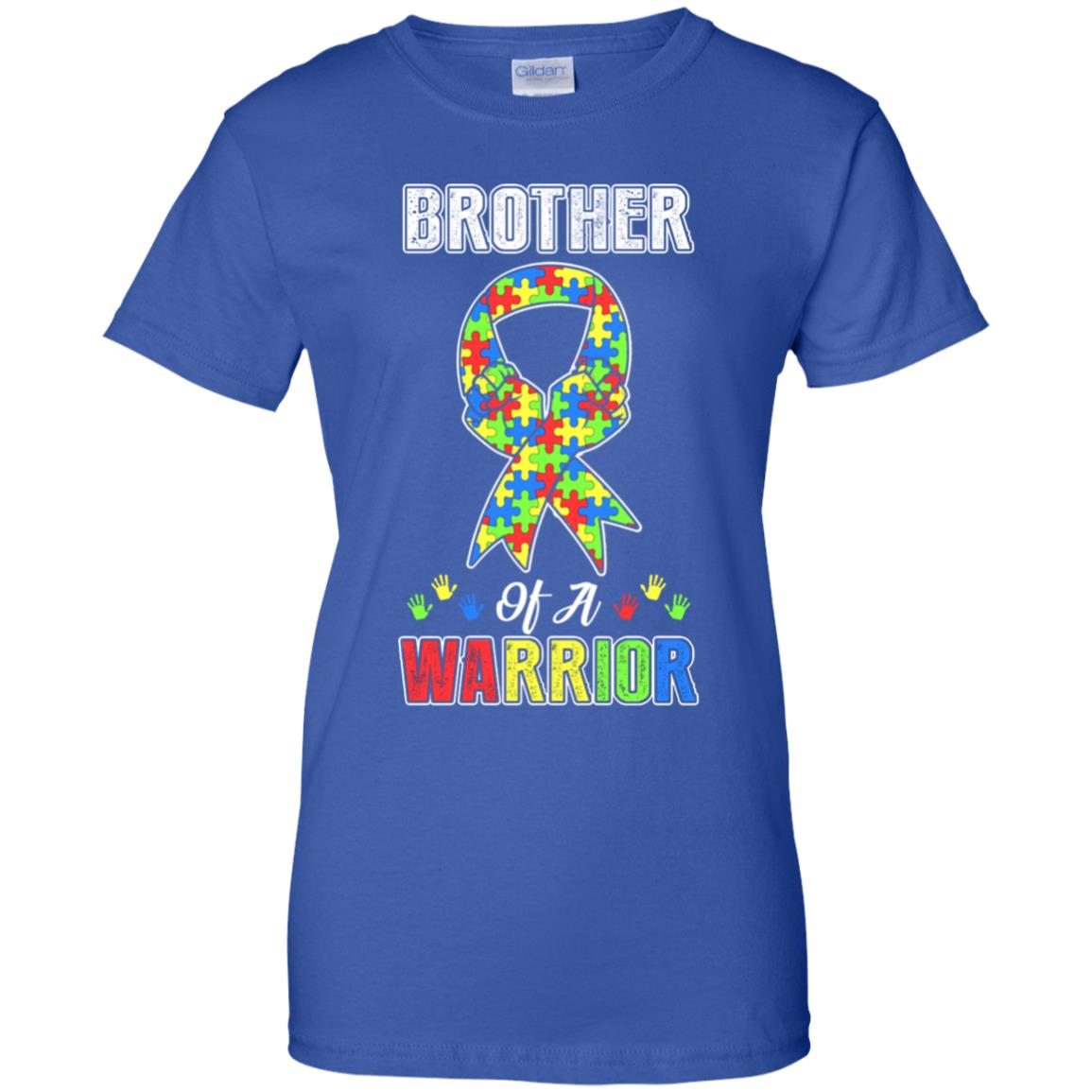Brother Of A Warrior Support Autism Awareness Gift T-Shirt & Hoodie | Teecentury.com