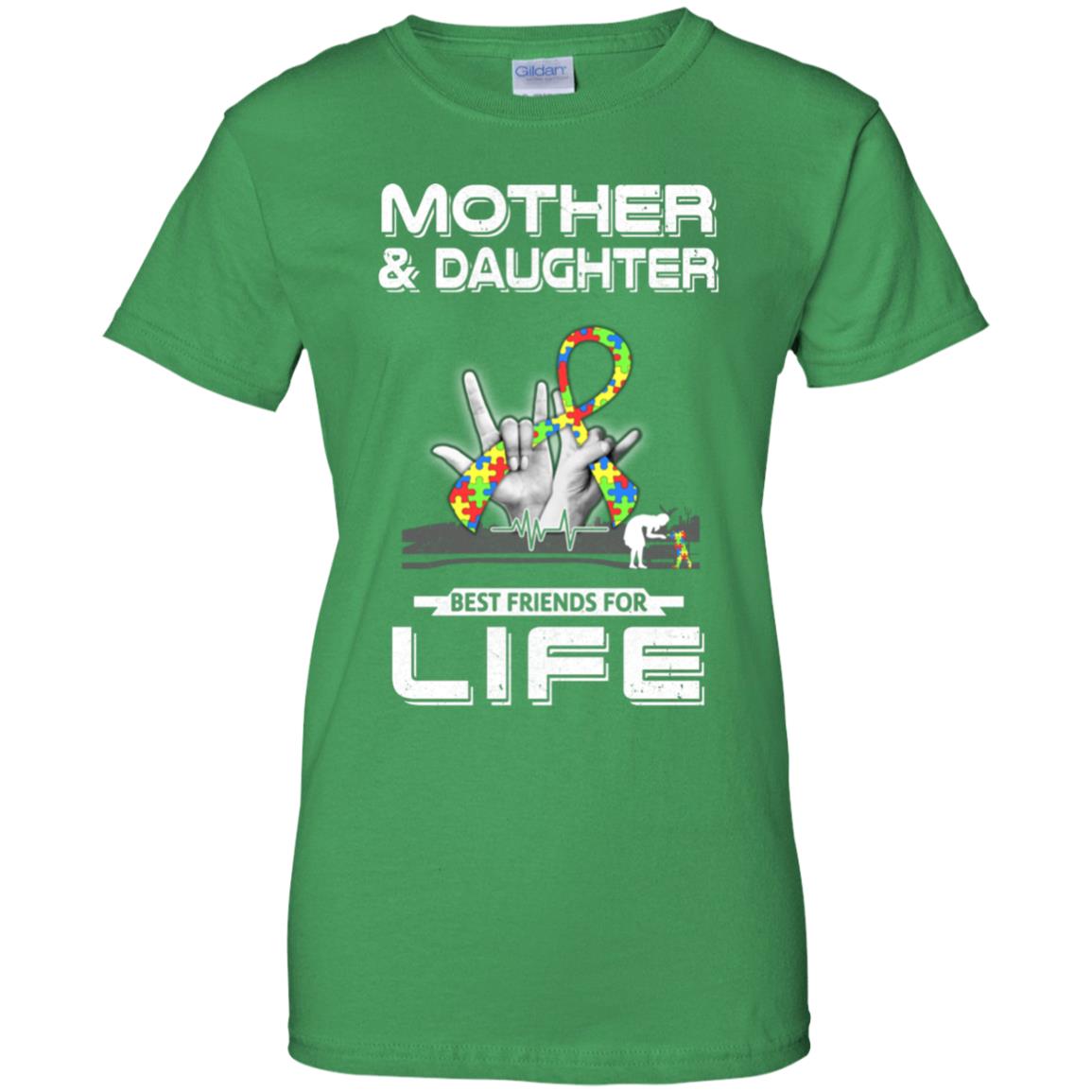 Mother And Daughter Best Friends For Life Autism Awareness T-Shirt & Hoodie | Teecentury.com