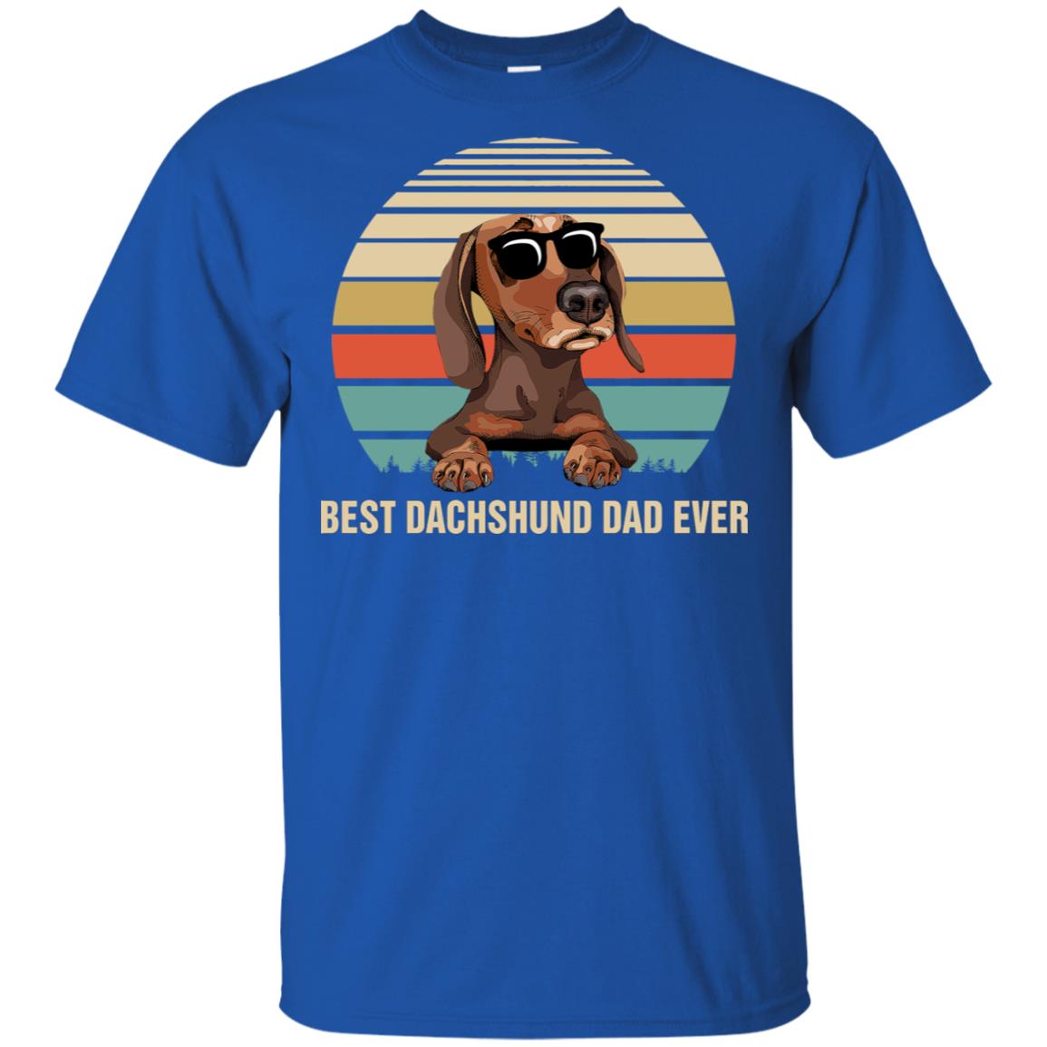Vintage Dachshund Dad Gifts Best Dachshund Dad Ever T-Shirt & Hoodie | Teecentury.com