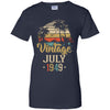 Retro Classic Vintage July 1949 73th Birthday Gift T-Shirt & Hoodie | Teecentury.com