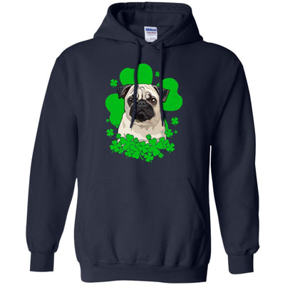 Pug St. Patrick's Day Clovers T-Shirt & Hoodie | Teecentury.com