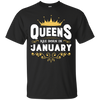Queens Are Born In January T-Shirt & Hoodie | Teecentury.com