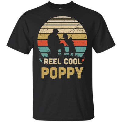 Vintage Father's Day Gift Reel Cool Poppy Fishing T-Shirt & Hoodie | Teecentury.com