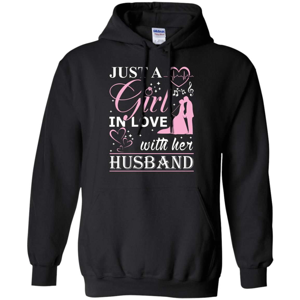 Just A Girl In Love With Her Husband T-Shirt & Hoodie | Teecentury.com