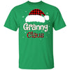 Santa Granny Claus Red Plaid Family Pajamas Christmas Gift T-Shirt & Sweatshirt | Teecentury.com