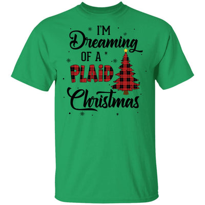 I'm Dreaming Of A Plaid Christmas Xmas Buffalo Plaid T-Shirt & Sweatshirt | Teecentury.com