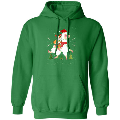 Funny Corgi Riding Llama Christmas Xmas Gifts T-Shirt & Hoodie | Teecentury.com