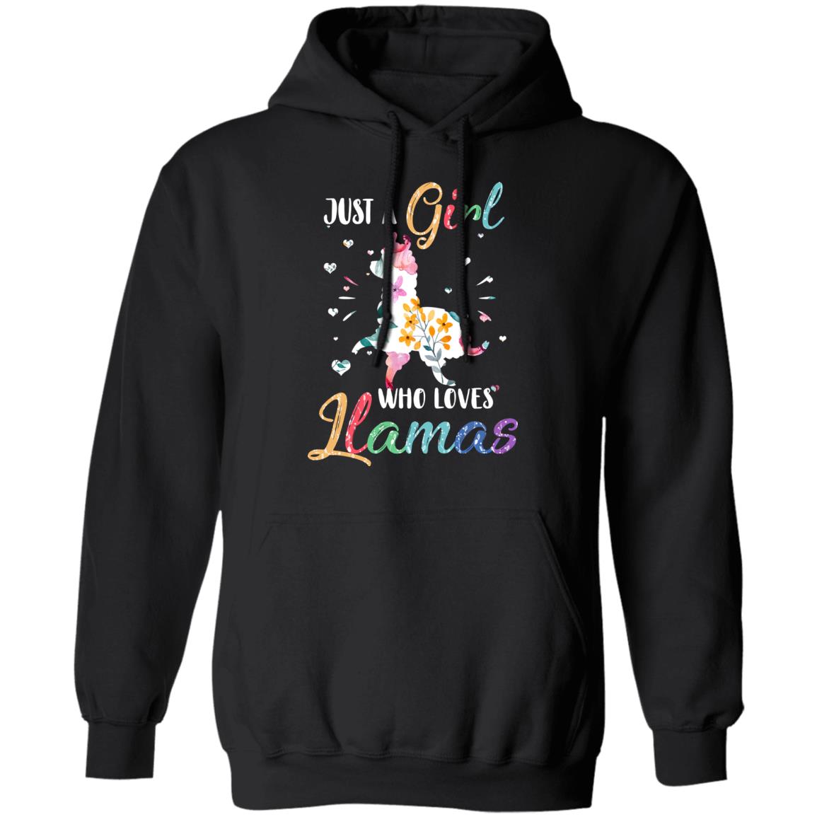 Just A Girl Who Loves Llamas Cute Llama Lover T-Shirt & Hoodie | Teecentury.com