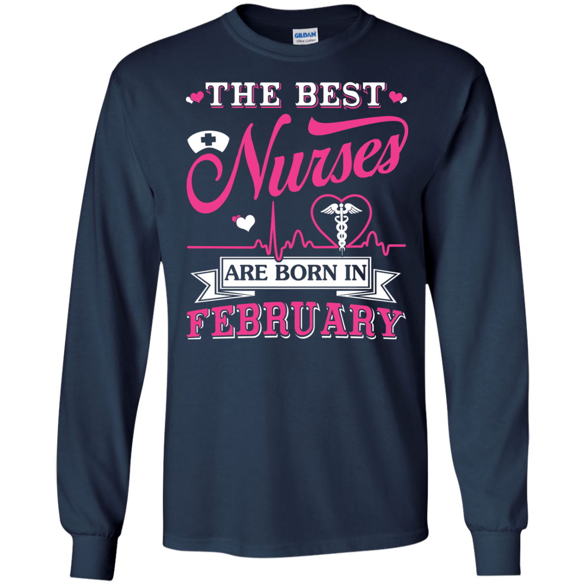 The Best Nurses Are Born In February T-Shirt & Hoodie | Teecentury.com