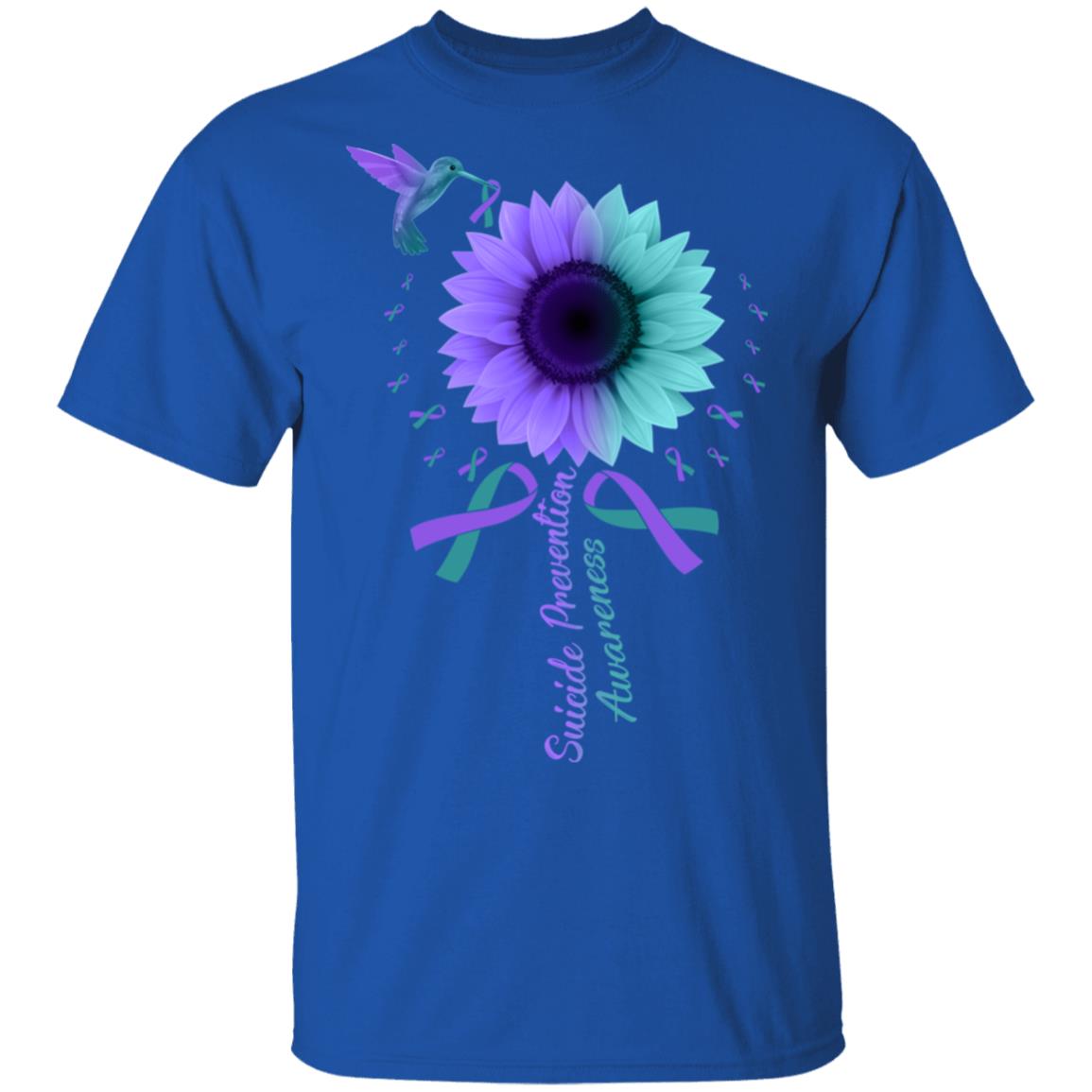 Hummingbird Sunflower Suicide Prevention Awareness T-Shirt & Hoodie | Teecentury.com
