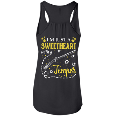I'm Just A Sweetheart With A Temper T-Shirt & Tank Top | Teecentury.com