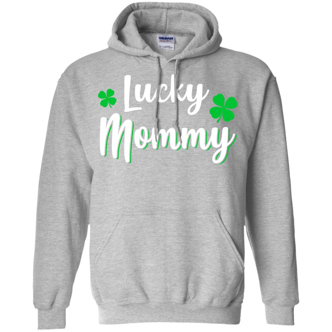 Luckiest Lucky Mommy St Patricks Day T-Shirt & Hoodie | Teecentury.com