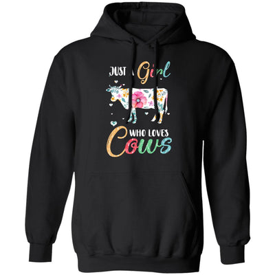 Just A Girl Who Loves Cows Cute Cow Lover T-Shirt & Hoodie | Teecentury.com