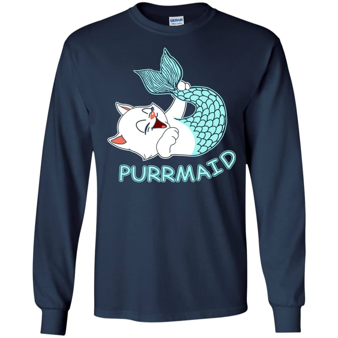 Funny Purrmaid Cat Mermaid T-Shirt & Hoodie | Teecentury.com