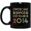 Awesome Since November 2014 Vintage 8th Birthday Gifts Mug Coffee Mug | Teecentury.com