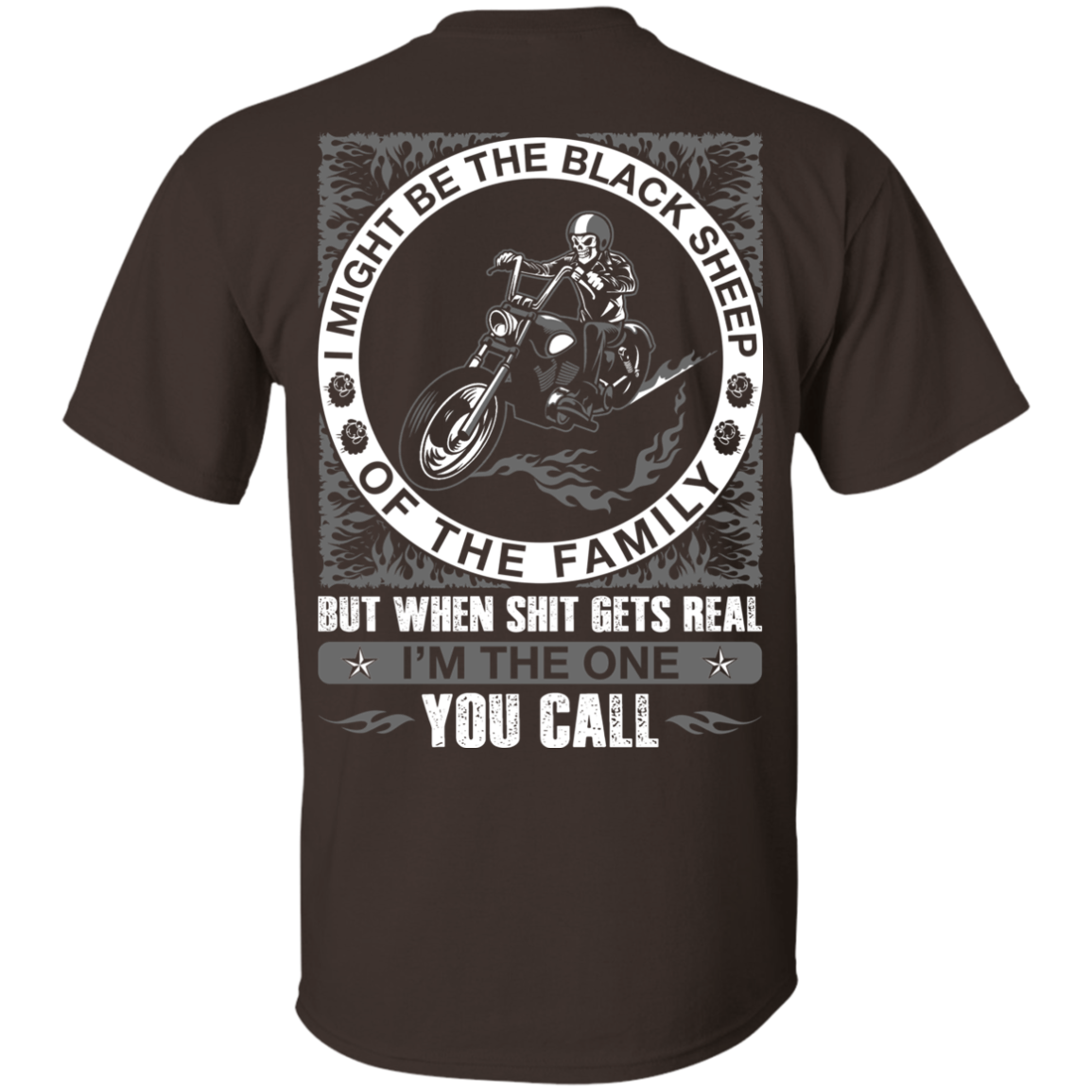 I Might Be The Black Sheep Of The Family Motorcycle T-Shirt & Hoodie | Teecentury.com