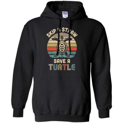 Retro Vintage Skip A Straw Save A Turtle Save Turtles T-Shirt & Hoodie | Teecentury.com