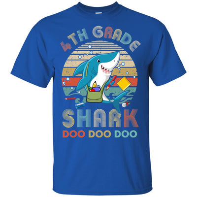 4th Grade Shark Doo Doo Doo Funny Back To School T-Shirt & Hoodie | Teecentury.com