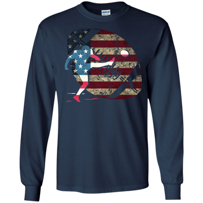 Kicker Football America Flag T-Shirt & Hoodie | Teecentury.com