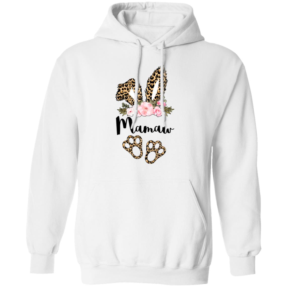 Flower Leopard Bunny Mamaw Easter Day Women Gifts T-Shirt & Hoodie | Teecentury.com
