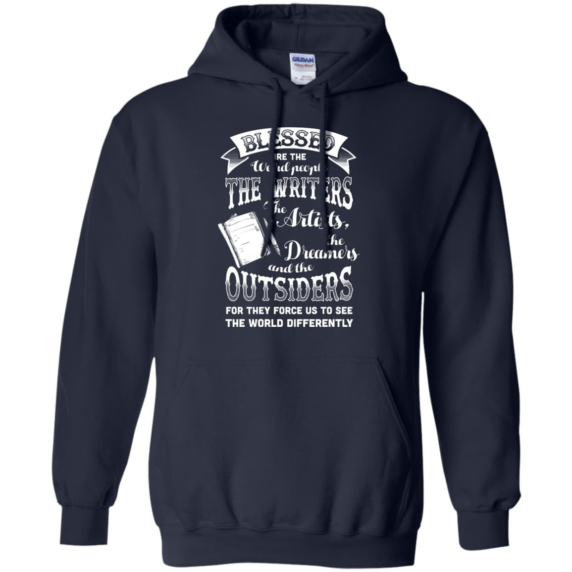 Blessed Are The Weird People The Writers T-Shirt & Hoodie | Teecentury.com