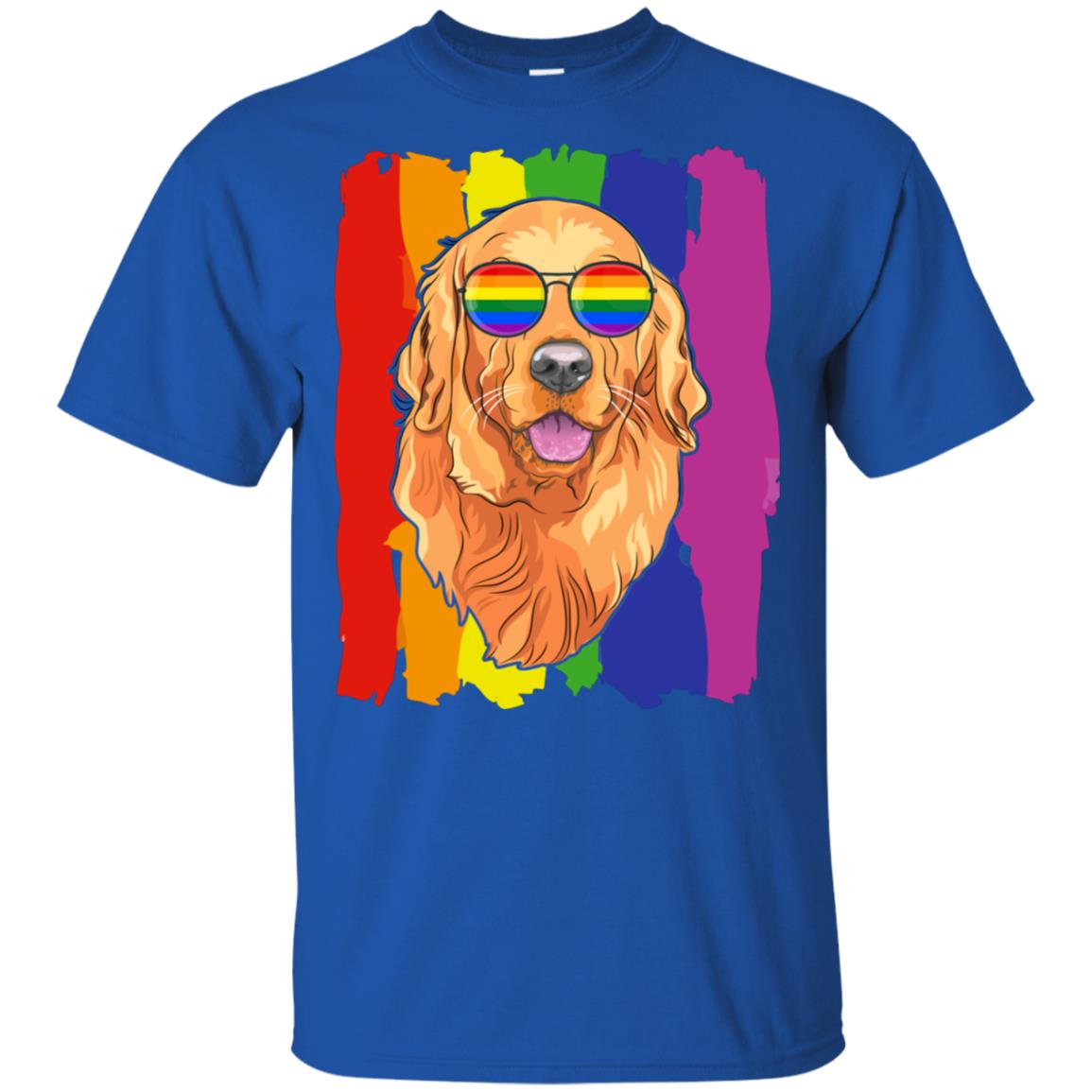 Funny Retrievers Golden LGBT LGBT Pride Gifts T-Shirt & Hoodie | Teecentury.com