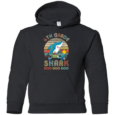 4th Grade Shark Doo Doo Doo Funny Back To School T-Shirt & Hoodie | Teecentury.com