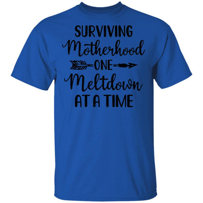 Surviving Motherhood One Meltdown At A Time T-Shirt & Tank Top | Teecentury.com