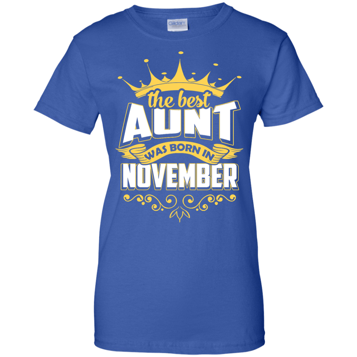 The Best Aunt Was Born In November T-Shirt & Hoodie | Teecentury.com
