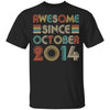 Awesome Since October 2014 Vintage 8th Birthday Gifts Youth Youth Shirt | Teecentury.com