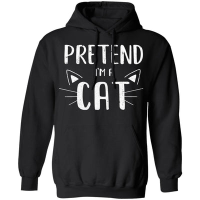 Pretend I'm A Cat Costume Halloween Lazy Easy T-Shirt & Hoodie | Teecentury.com