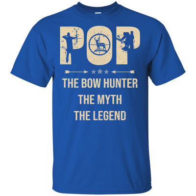 Pop The Bow Hunter The Myth The Legend Funny Hunting T-Shirt & Hoodie | Teecentury.com