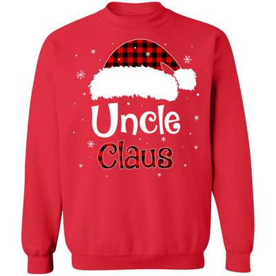 Santa Uncle Claus Red Plaid Family Pajamas Christmas Gift T-Shirt & Sweatshirt | Teecentury.com