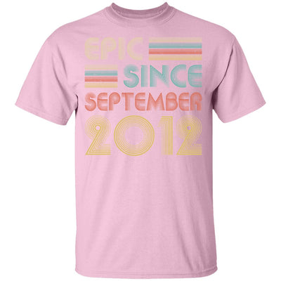 Epic Since September 2012 Vintage 10th Birthday Gifts Youth Youth Shirt | Teecentury.com