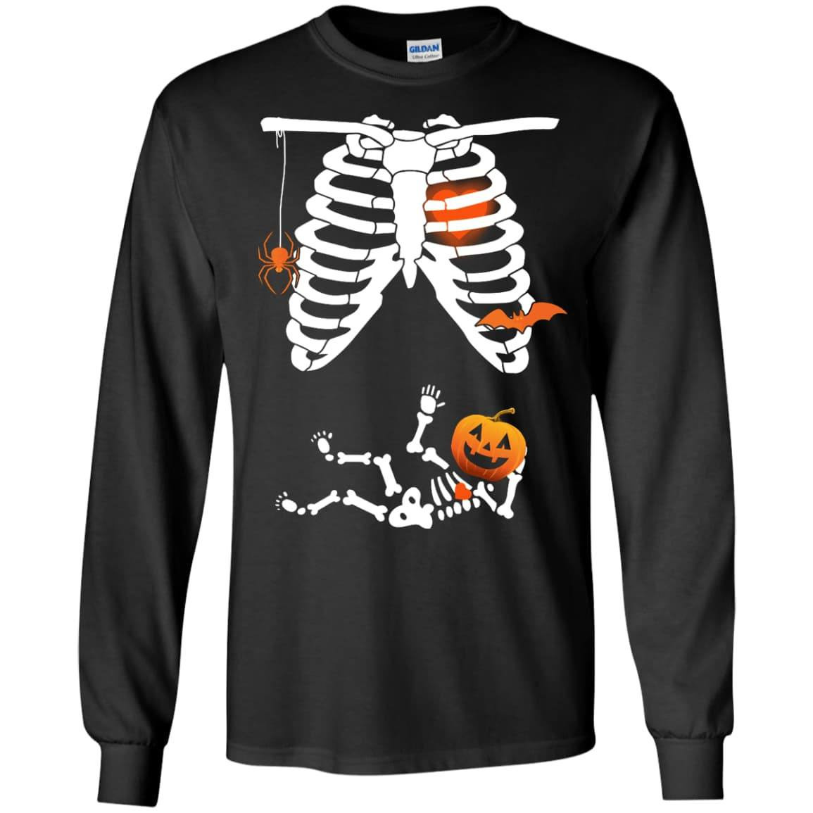 Halloween Baby Skeleton Maternity T-Shirt & Hoodie | Teecentury.com