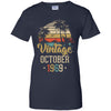 Retro Classic Vintage October 1969 53th Birthday Gift T-Shirt & Hoodie | Teecentury.com