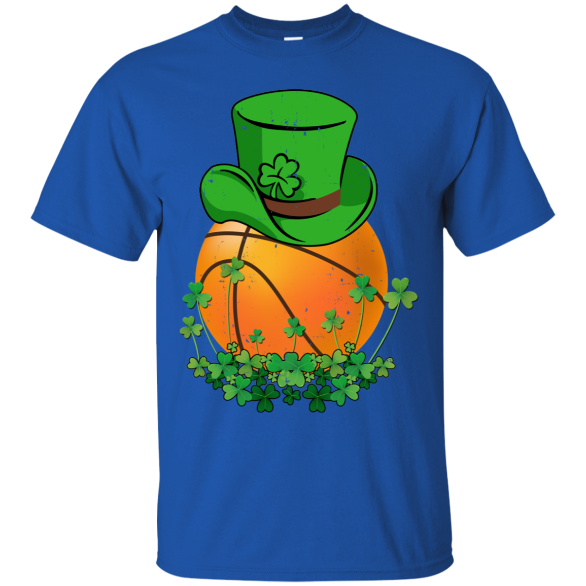 Shamrock Basketball Leprechaun St Patricks Day T-Shirt & Hoodie | Teecentury.com