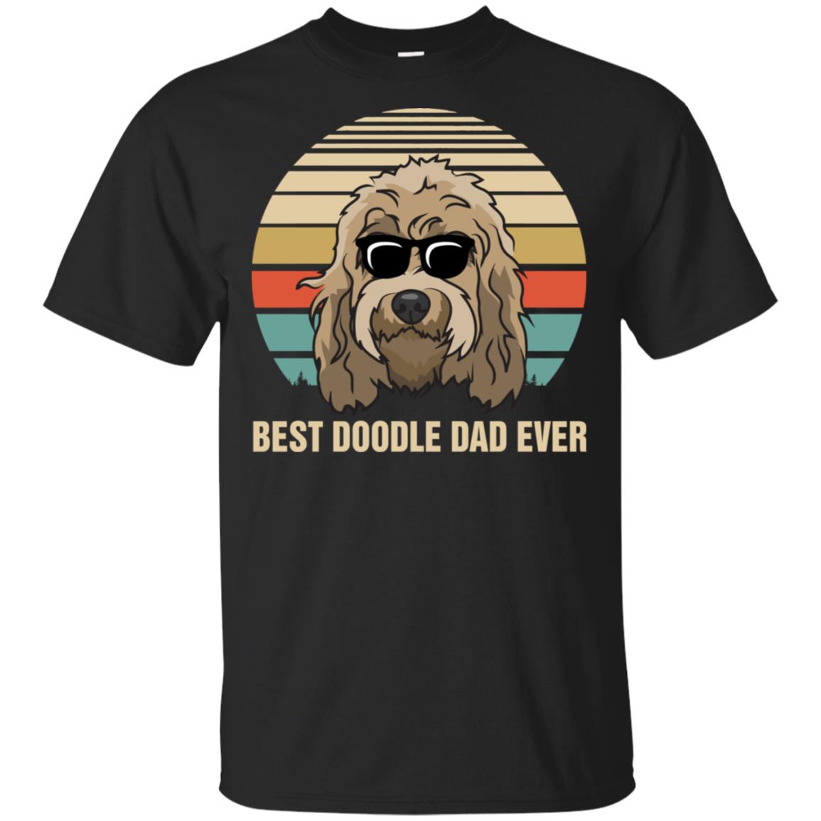 Vintage Doodle Dad Gifts Best Doodle Dad Ever T-Shirt & Hoodie | Teecentury.com