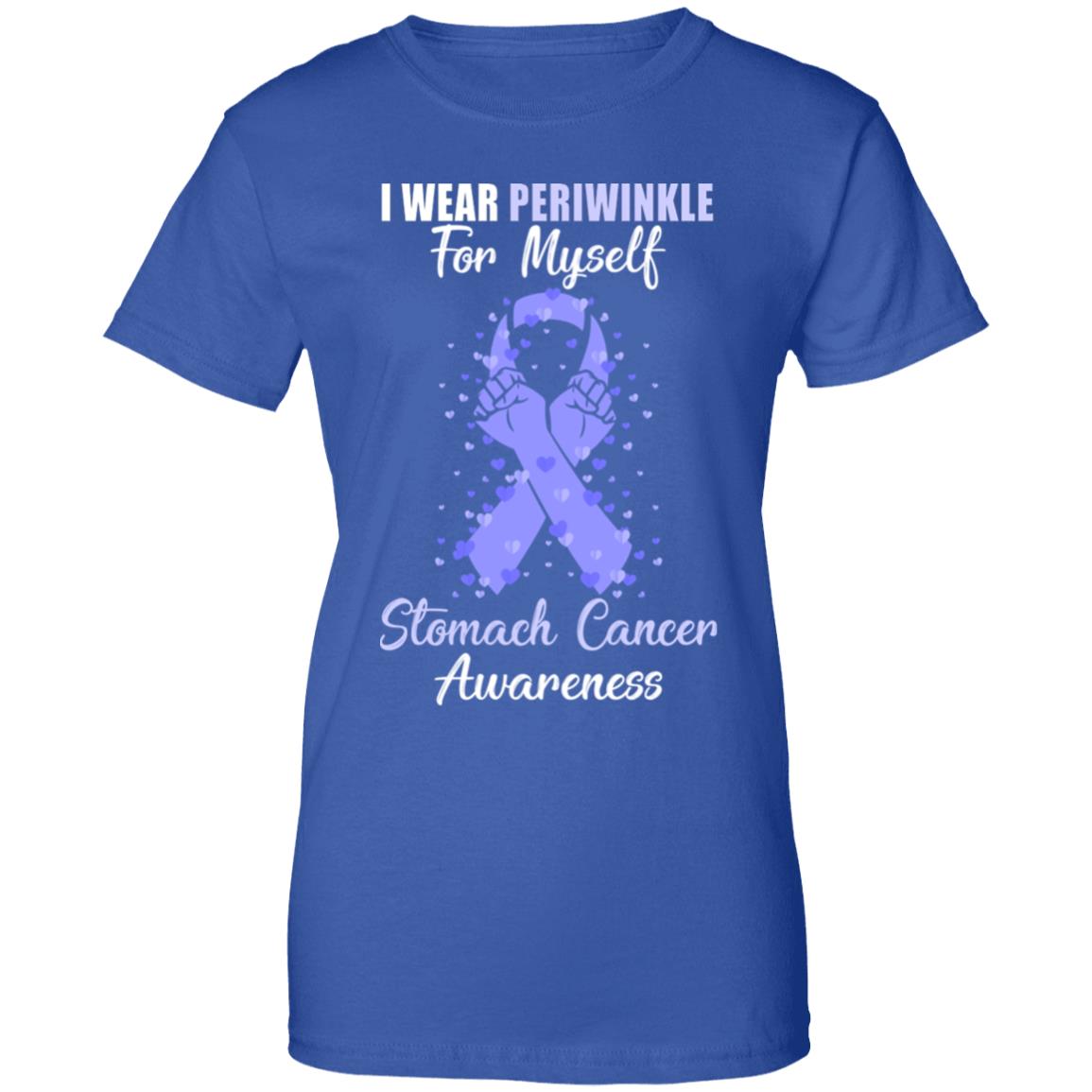 I Wear Periwinkle For Myself Support Stomach Cancer Awareness T-Shirt & Hoodie | Teecentury.com