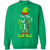 I'm The Sweet Elf Family Matching Funny Christmas Group Gift T-Shirt & Sweatshirt | Teecentury.com