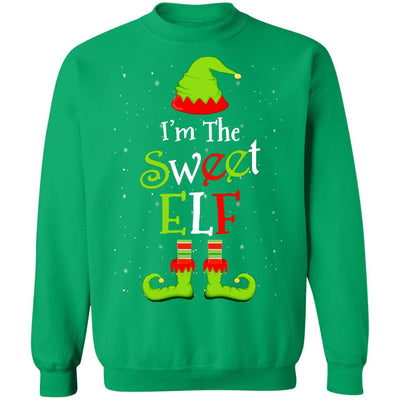 I'm The Sweet Elf Family Matching Funny Christmas Group Gift T-Shirt & Sweatshirt | Teecentury.com