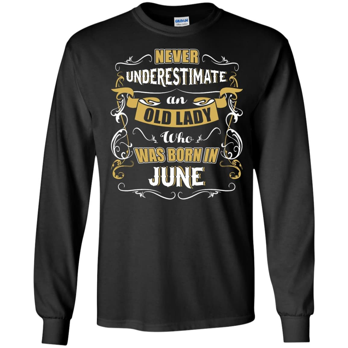 An Old Lady Who Was Born In June T-Shirt & Hoodie | Teecentury.com