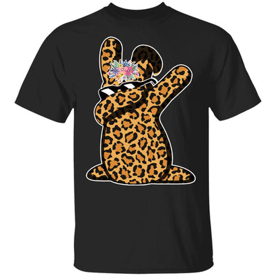 Funny Easter Gift For Her Teen Girls Dabbing Bunny Leopard Youth Youth Shirt | Teecentury.com