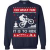 Bicycle Sweater Christmas Oh What Fun It Is To Ride T-Shirt & Hoodie | Teecentury.com
