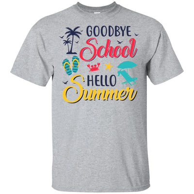 Goodbye School Hello Summer Vintage Retro Style T-Shirt & Hoodie | Teecentury.com