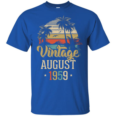 Retro Classic Vintage August 1959 63th Birthday Gift T-Shirt & Hoodie | Teecentury.com