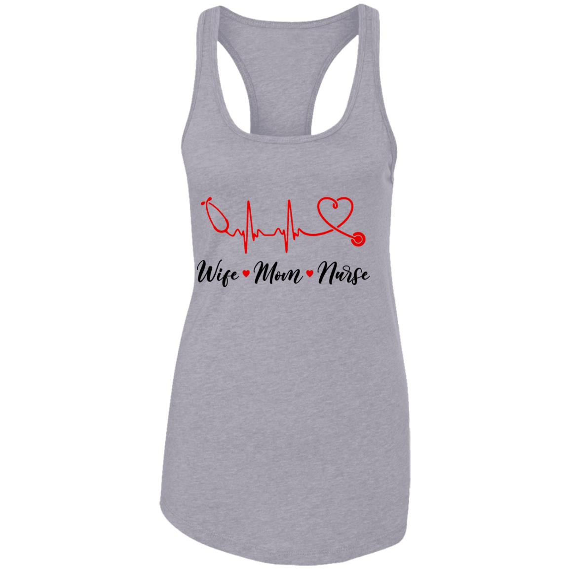 Wife Mom Nurse Doctor Medic Womens T-Shirt & Tank Top | Teecentury.com