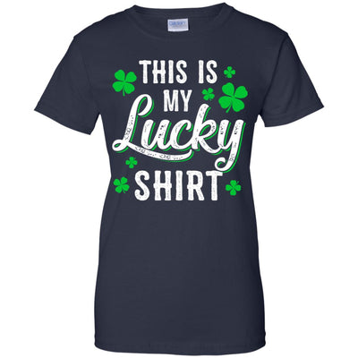 This Is My Lucky Shirt Irish Shamrocks St Patrick Day T-Shirt & Hoodie | Teecentury.com