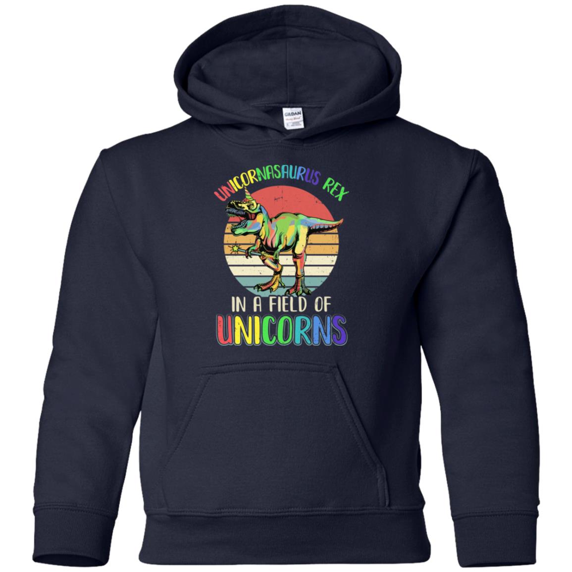 Be A Unicornasaurus Rex In A Field Of Unicorns Youth Youth Shirt | Teecentury.com