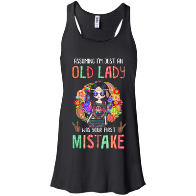 Assuming I'm Just An Old Lady Hippie Gift T-Shirt & Tank Top | Teecentury.com